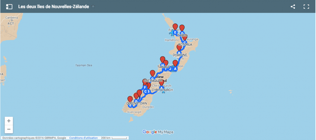 voyage road trip nouvelles zelande deux iles