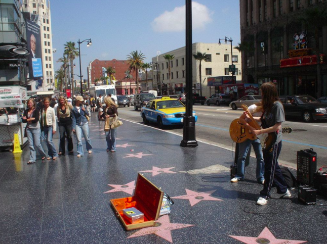 Hollywood boulevard Los Angeles Californie