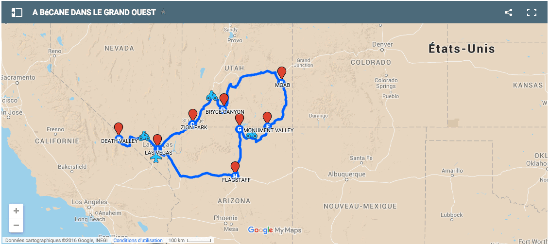 Carte circuit : En selle pour découvrir le grand Ouest