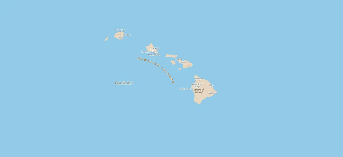 Carte circuit : Les trésors d’Hawaï