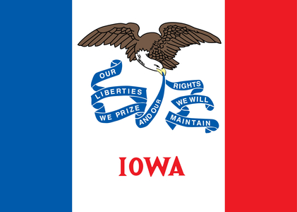 Iowa state flag