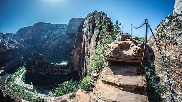Angel’s Landing Trail dans l’Utah