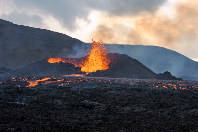 Le volcan Kilauea à Hawaï