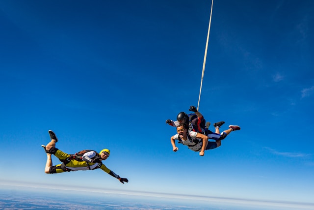 Sauter en parachute en Virginie